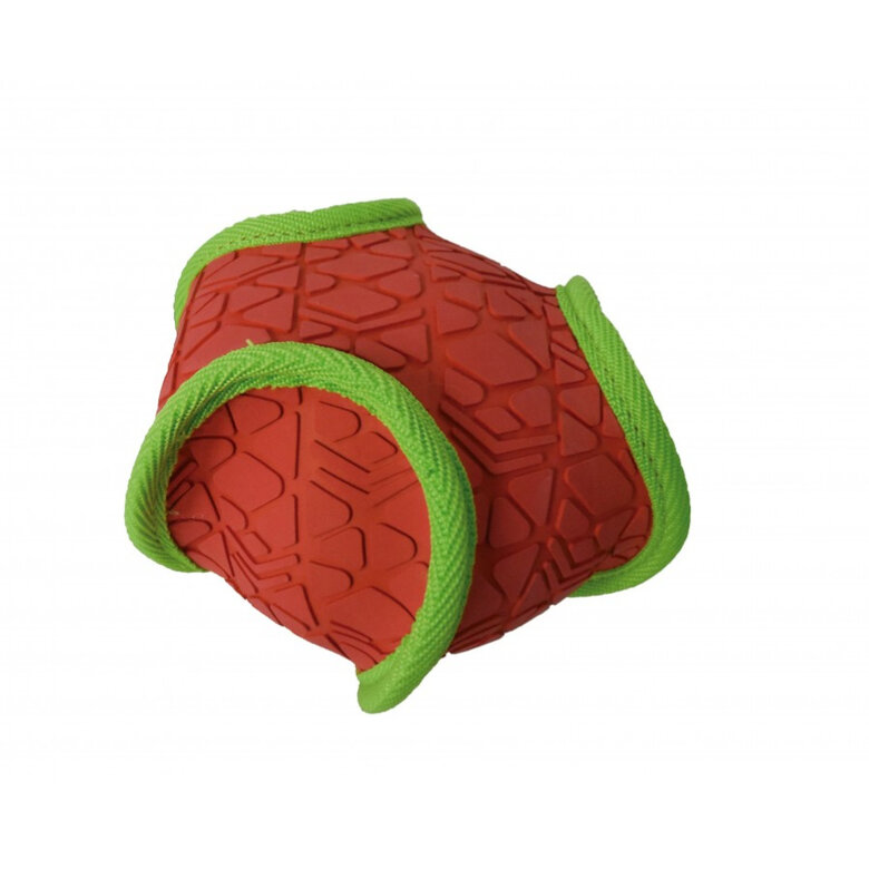 Nayeco Pelota de goma roja para perros, , large image number null